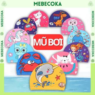 Mũ bơi cho bé ,Nón bơi trẻ em nhiều màu sắc cho Bé trai Bé gái từ 2 đến 10 tuổi