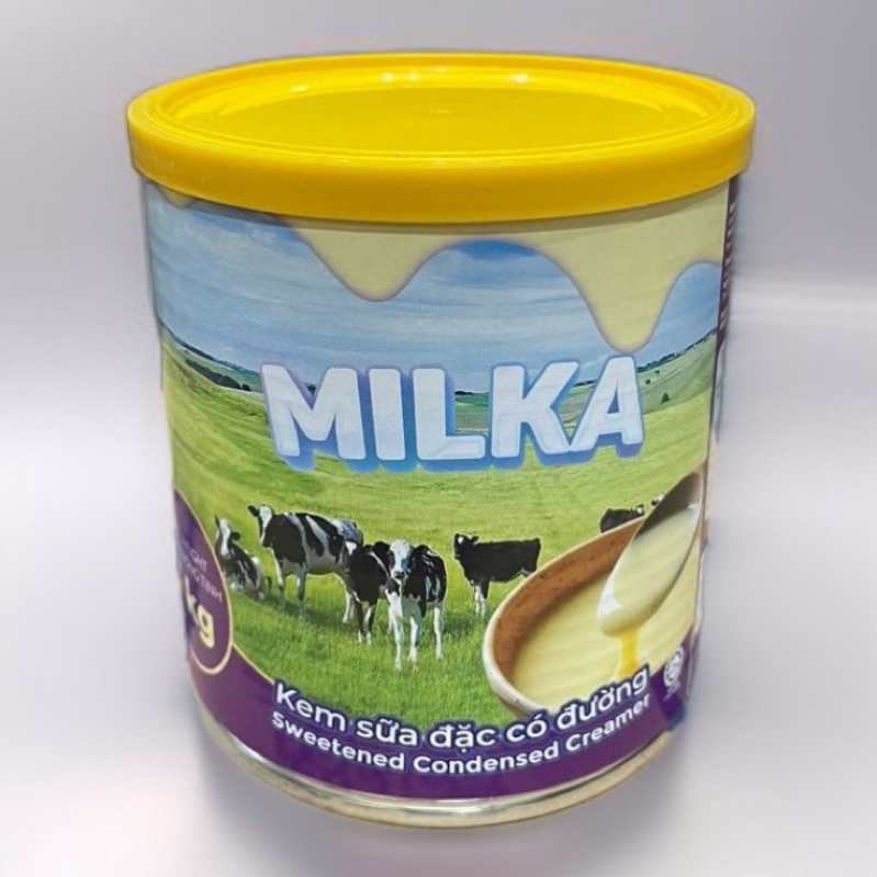 Sữa đặc có đường MILKA , EVERGOLD (1hộp/1kg) (Malaysia)