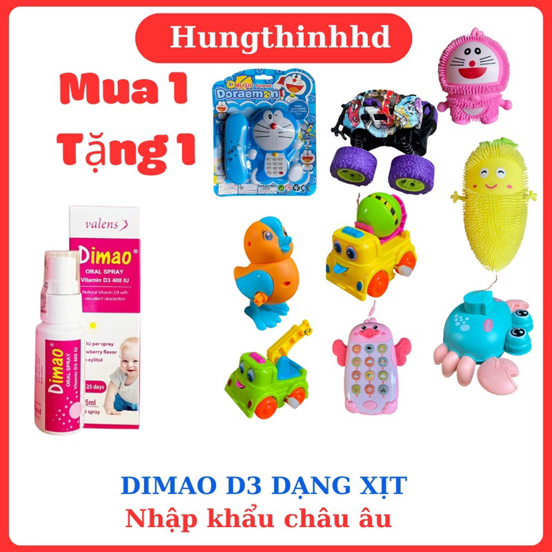 Dimao Thuần- Dimao màu Hồng, Vitamin D3 400UI 25ml Bổ xung D3 cho bé