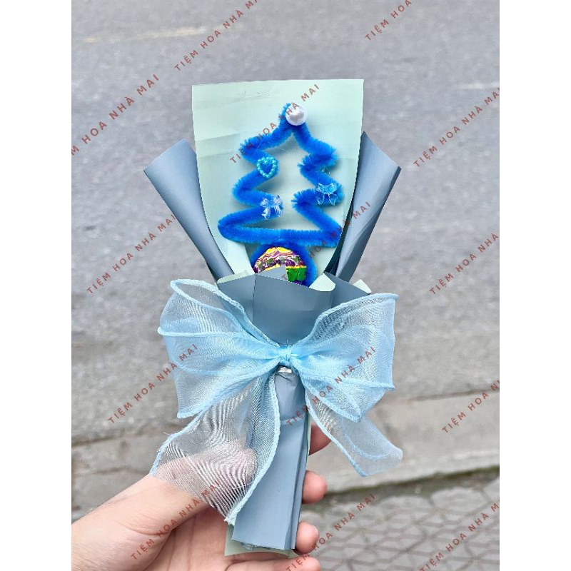 Bó kẹo mút giáng sinh mini
