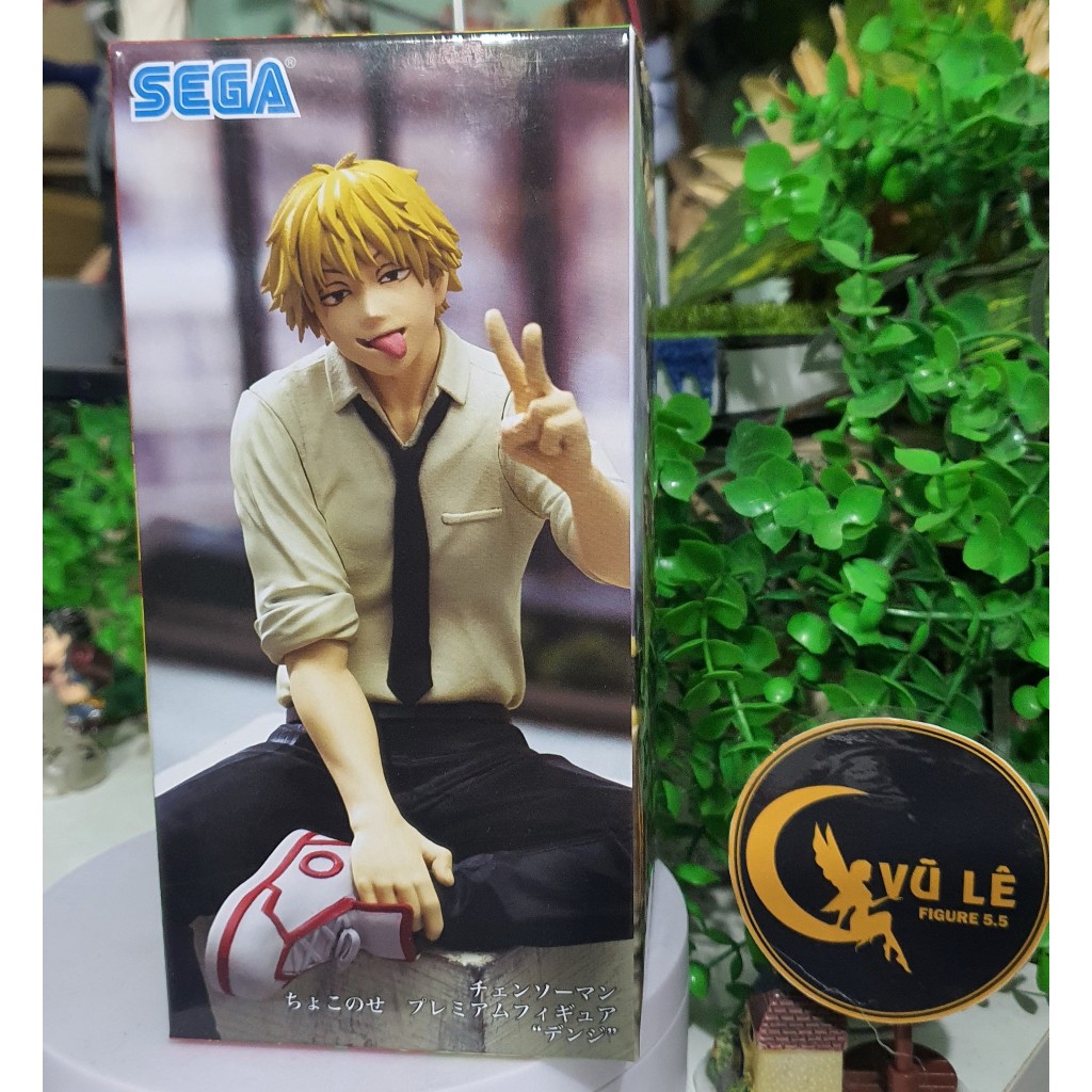 Mô hình Denji - Perching Ver Chainsaw Man PM Prize chính hãng Sega, Anime figure Nhật Bản