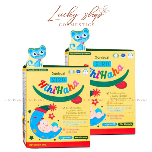 Combo Siro Ăn Ngon Hihihaha HUYỀN PHI Giúp Bé Ăn Ngon Hấp Thụ Tốt Tăng Cường Đề Kháng hộp 30 gói
