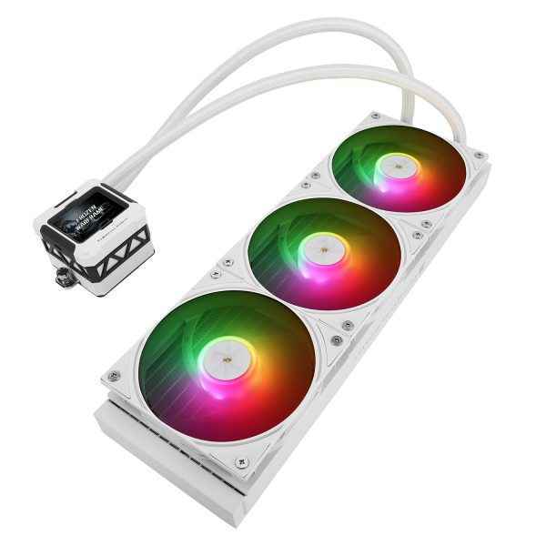 Tản nhiệt nước AIO Thermalright Frozen Warframe 360 ARGB Đen / Trắng màn hình LED tùy chỉnh - Bảo hành 24 tháng