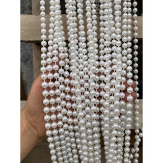 Chuỗi hạt trai,Dây hạt trai trang trí, dây hạt trai nhựa mô phỏng trang trí hạt 8ly