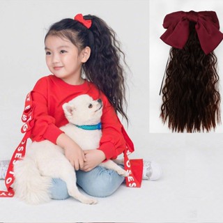 Tóc giả xoăn xù mì cho bé gái