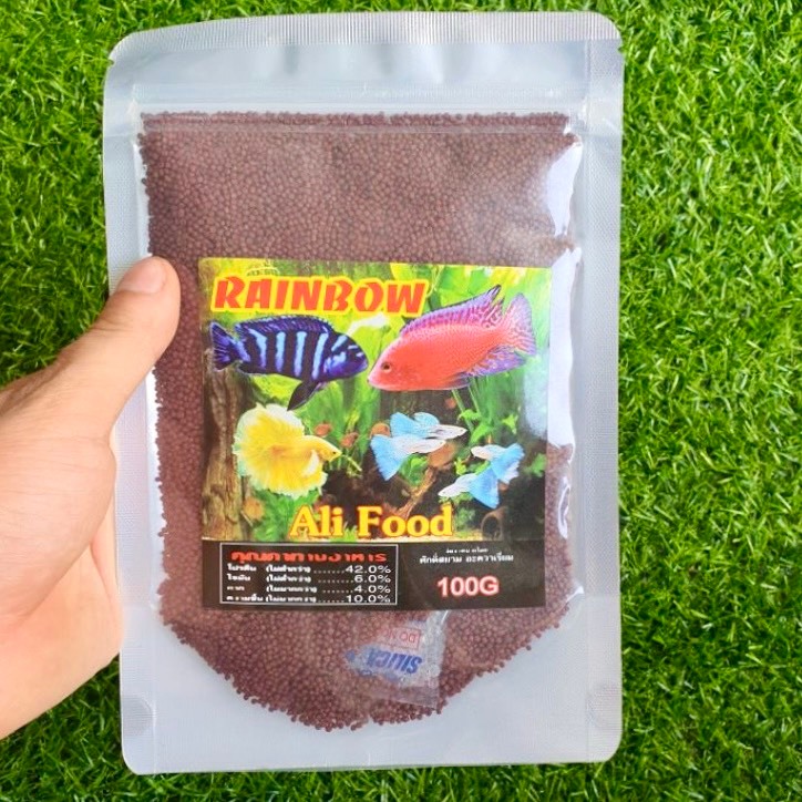 Cám Cá Ali Rainbow Alifood - Thức Ăn  Lên Màu Cho Cá Ali và Cá Cảnh