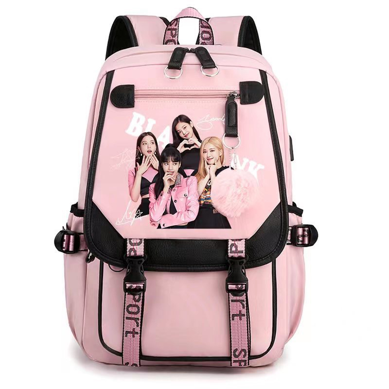Balo đi học cho bé. Balo BlackPink chính hãng MẪU MỚI NHẤT 2 màu Hồng và đen hàng Quảng Châu