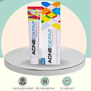 Hàng sẵn kem giảm mụn, làm trắng da acne derm 20% azelaic