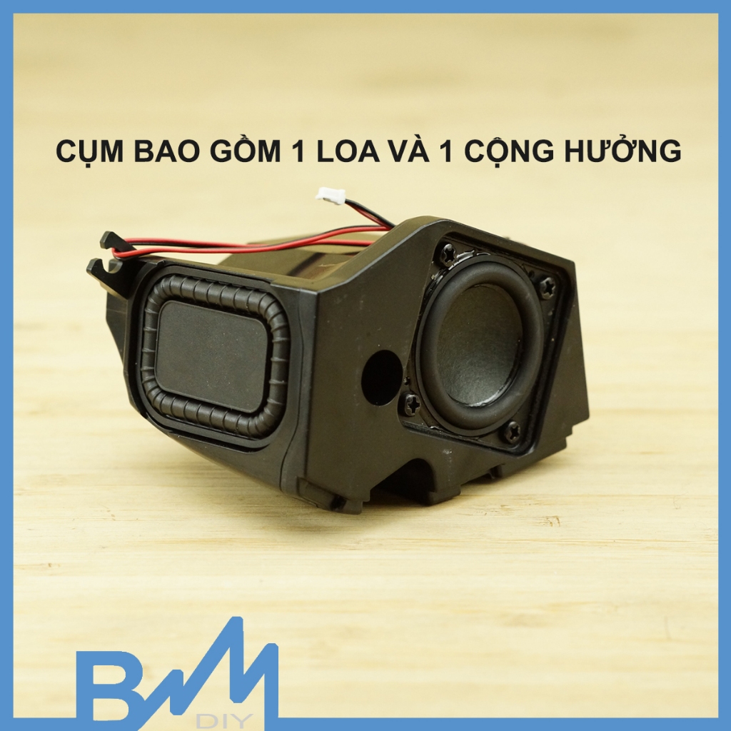 Cụm loa bán thành phẩm Harman 1.5inch 38mm kèm cộng hưởng