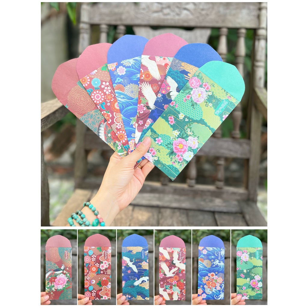 Lì xì Tết Thiết Kê Gác Xép độc đáo, xinh xắn - Giấy Kraft nhật trắng cao cấp in sắc nét