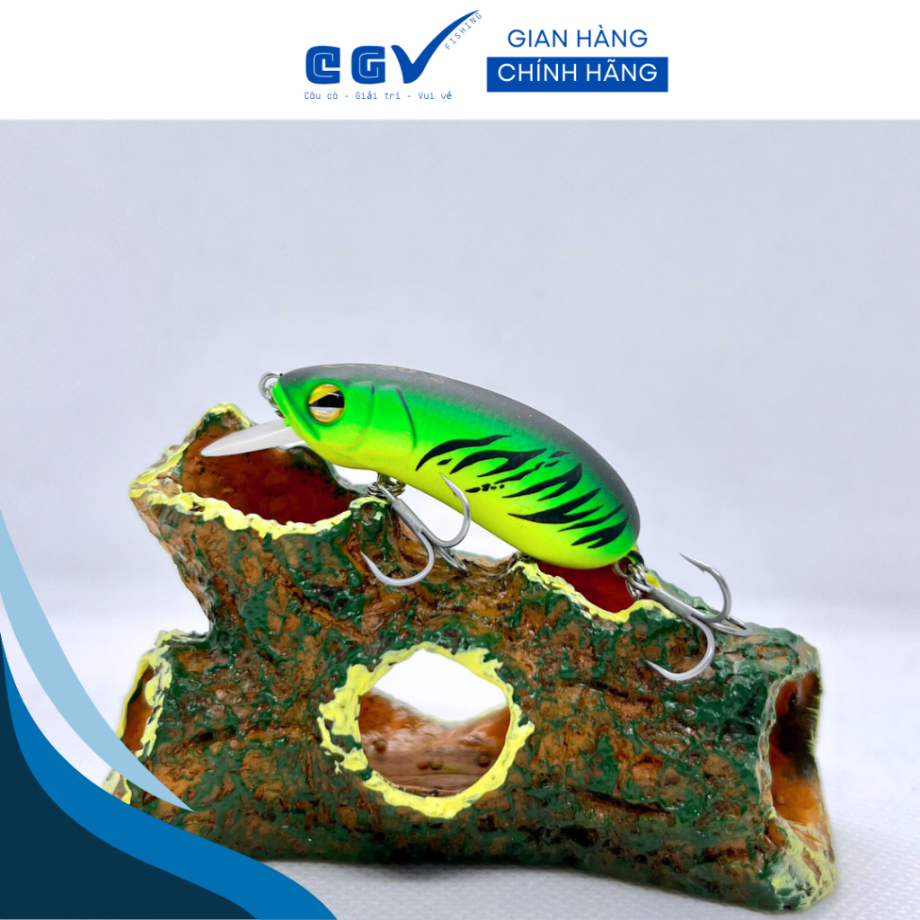 Mồi câu lure CC50 - action lửng câu lóc, sộp, chẽm, măng,... giao màu ngẫu nhiên