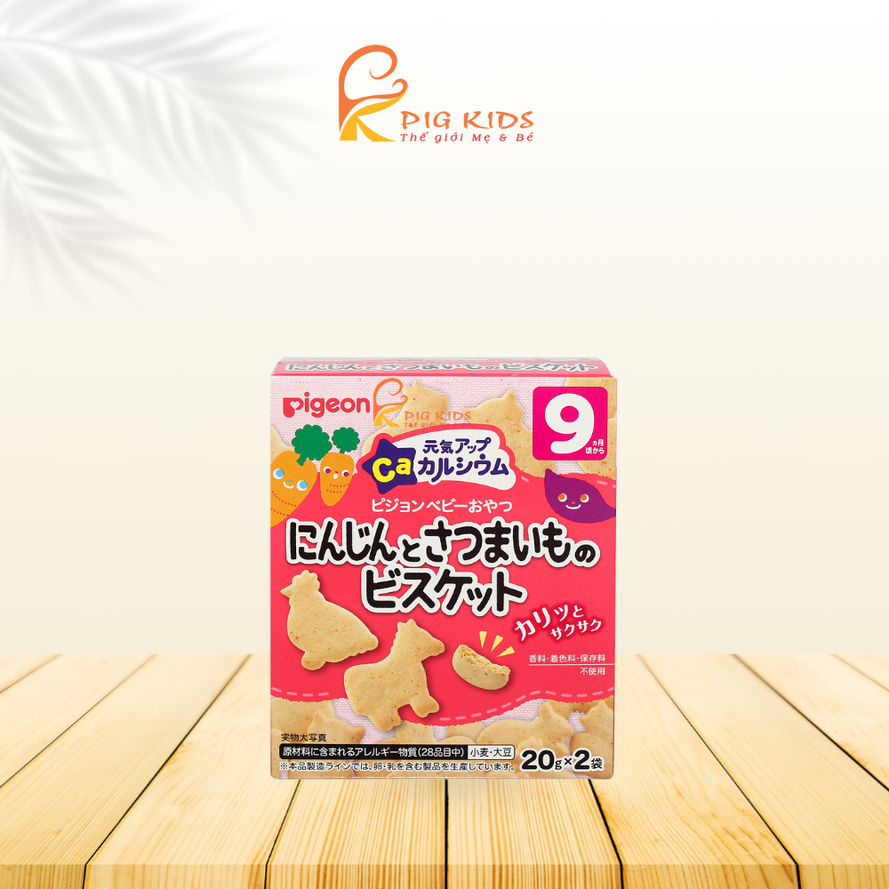 Bánh Ăn Dặm Pigeon NhậtCho Bé Từ 6 Tháng