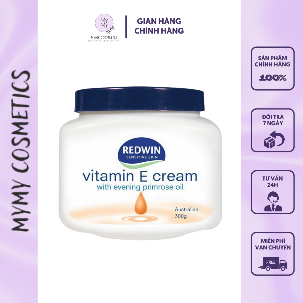 Kem Dưỡng Da REDWIN Vitamin E Cream 300g Úc