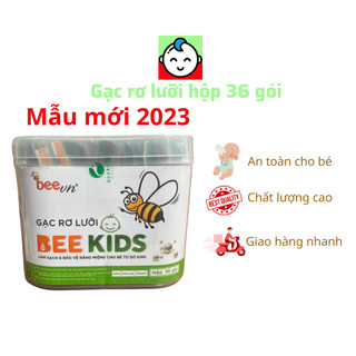 Gạc rơ lưỡi Bee Kids Kháng khuẩn Nano bạc