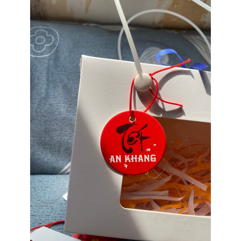 QUÀ TẶNG- 20 Cái Tag Giấy Tết Trang Trí, Thẻ Treo Decor Tết Ngẫu Nhiên, Tag Giấy Treo Ngày Tết