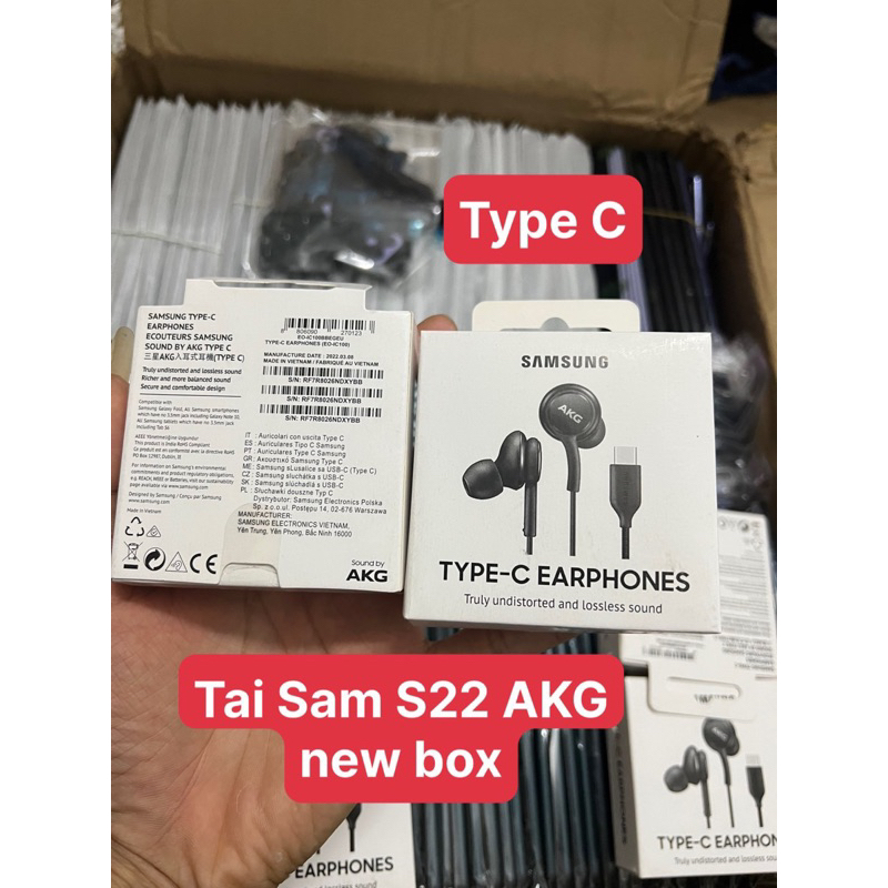 Tai nghe Samsung S22 AKG new box( type C )