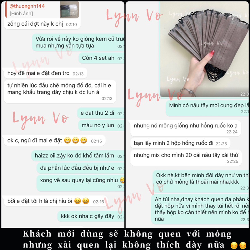 Khẩu Trang 3 LỚP-MỎNG-SIÊU THOÁNG-KHÔNG XÙ