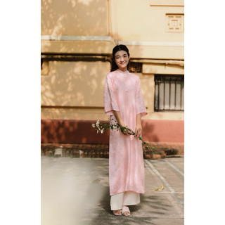 Set áo dài tơ tằm