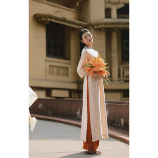 Set áo dài tơ tằm