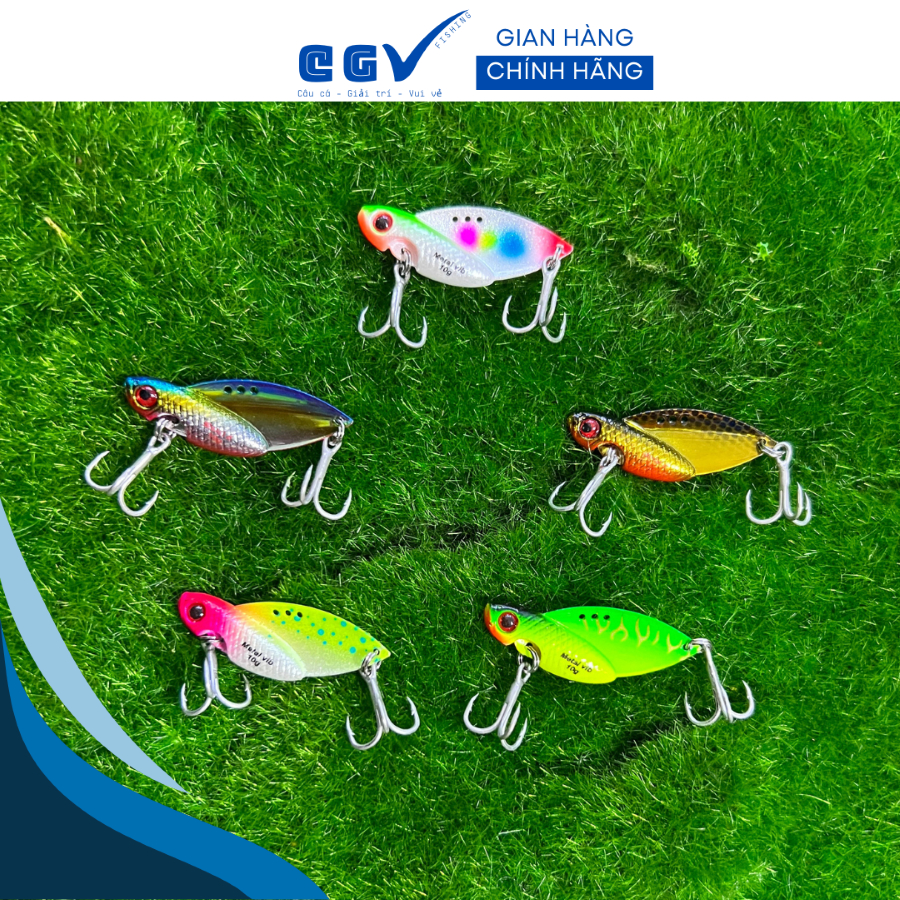 Mồi sắt Cicada 10g,12g,14g lưỡi BKK câu lóc, sộp,trê, lăng, nheo