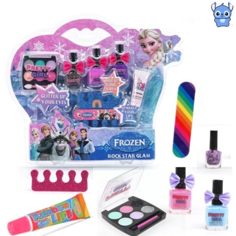 Đồ Chơi Bé Gái - Vĩ Trang Điểm - Đồ Chơi Trang Điểm Làm Nail Cho Bé