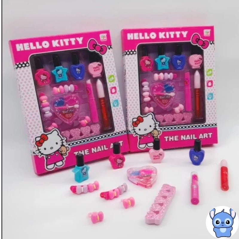 Bộ Đồ Chơi Trang Điểm Làm Nail Cho Bé Gái