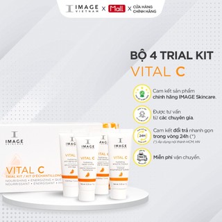  Bộ sản phẩm sữa rửa mặt, dưỡng sáng da, phục hồi da khô, thiếu ẩm - IMAGE Skincare VITAL C