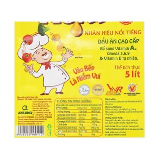Happi Koki - Dầu ăn cao cấp can 5 lít