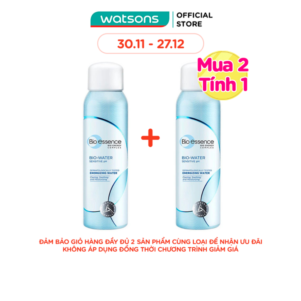 [Mã FMCGWA101 giảm 8% đơn 250K] Nước Khoáng Dưỡng Da Bio-Essence Water 100ml