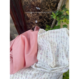 set vải may áo dài linen