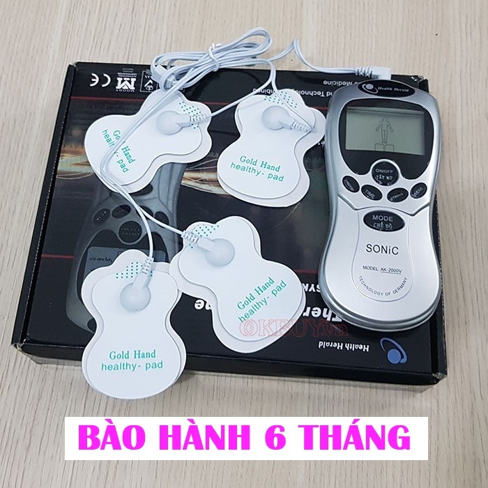 Máy Massage Xung Điện 4 Miếng Dán Massage Cổ Vai Gáy