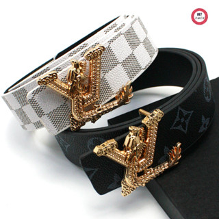 Thắt lưng nam LV, dây lưng nam Caro đủ màu, đầu khóa rồng dây da cao cấp 07men
