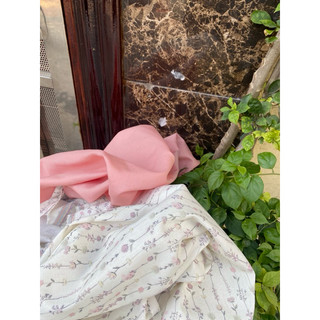 set vải may áo dài linen