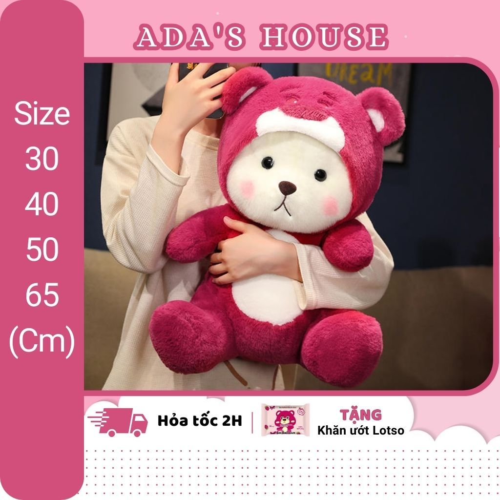  Gấu bông Lena Lotso xinh xắn cute đủ size từ nhỏ đến lớn cực dễ thương  ADA'S HOUSE