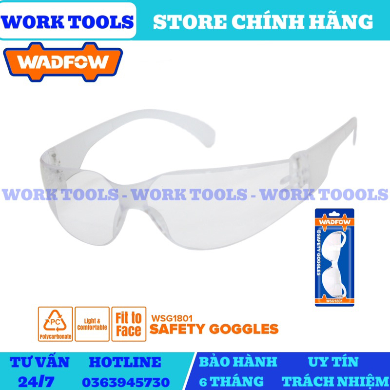WADFOW Kính bảo hộ 20g WSG1801