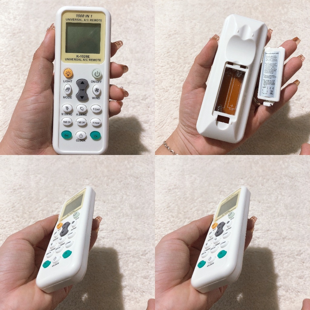 Remote máy lạnh đa năng thường K-1028E, điều khiển điều hoà đa năng thường K-1028E chọn đúng mẫu khi