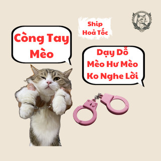 Còng tay mèo, Đồ chơi cho mèo, còng tay hoá trang cosplay