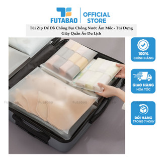 Túi Zip Khoá Lụa Mờ Đựng Quần Áo, Phụ Kiện Dẻo Dai, Bền, Tiện Dụng Futabao