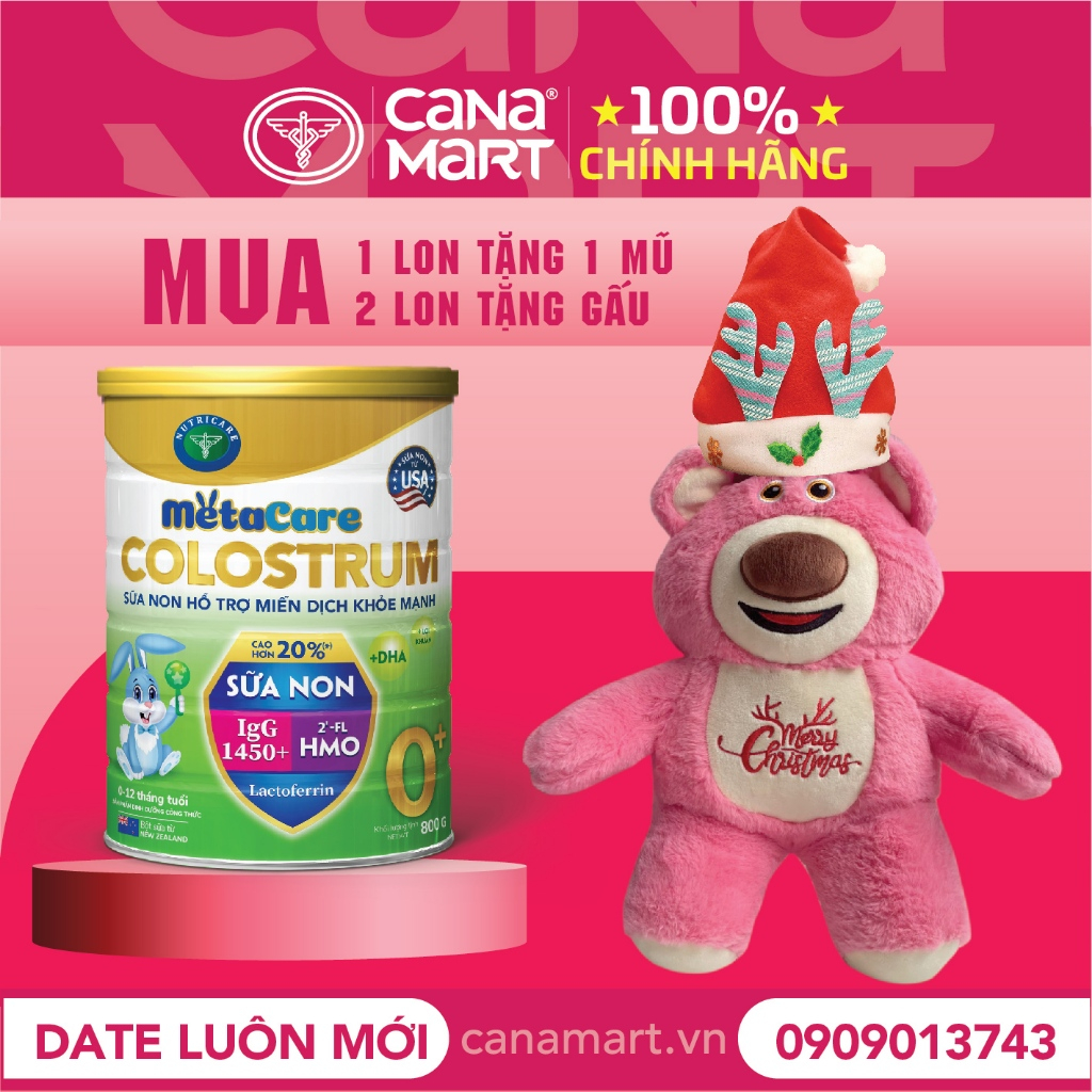 Sữa non Metacare Colostrum 0+ giúp trẻ tăng cường miễn dịch (800g)