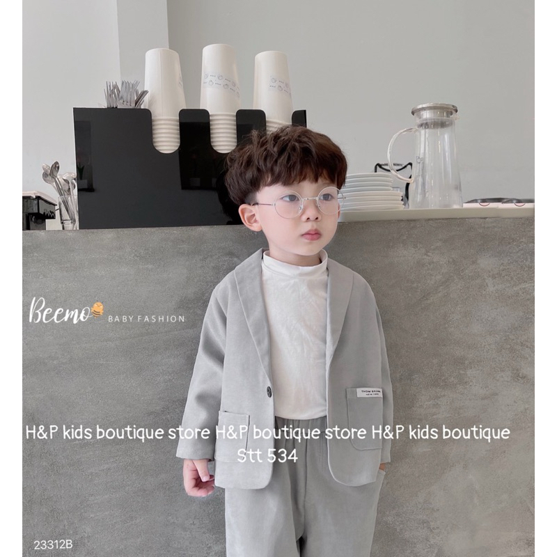 Set Bộ công tử vest cho bé trai 10-30kg