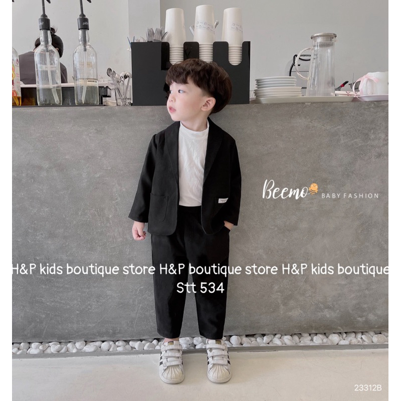 Set Bộ công tử vest cho bé trai 10-30kg