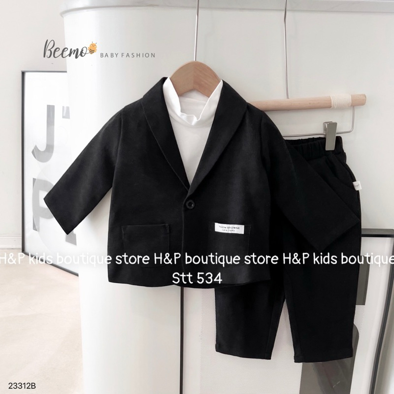 Set Bộ công tử vest cho bé trai 10-30kg