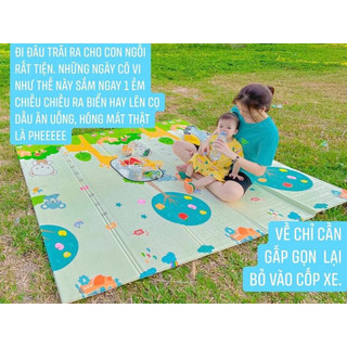 ‼️thảm xốp gấp gọn 2 mặt xpe 1m8x2m‼️