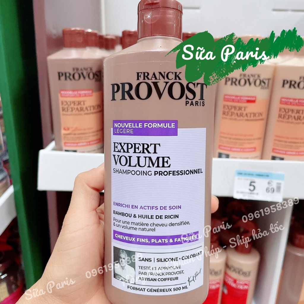 Dầu gội/ xả Frank provost expert mẫu mới chai 500ml hàng Pháp dòng chuyên dùng trong salon Pháp_Sữa Paris Aderma
