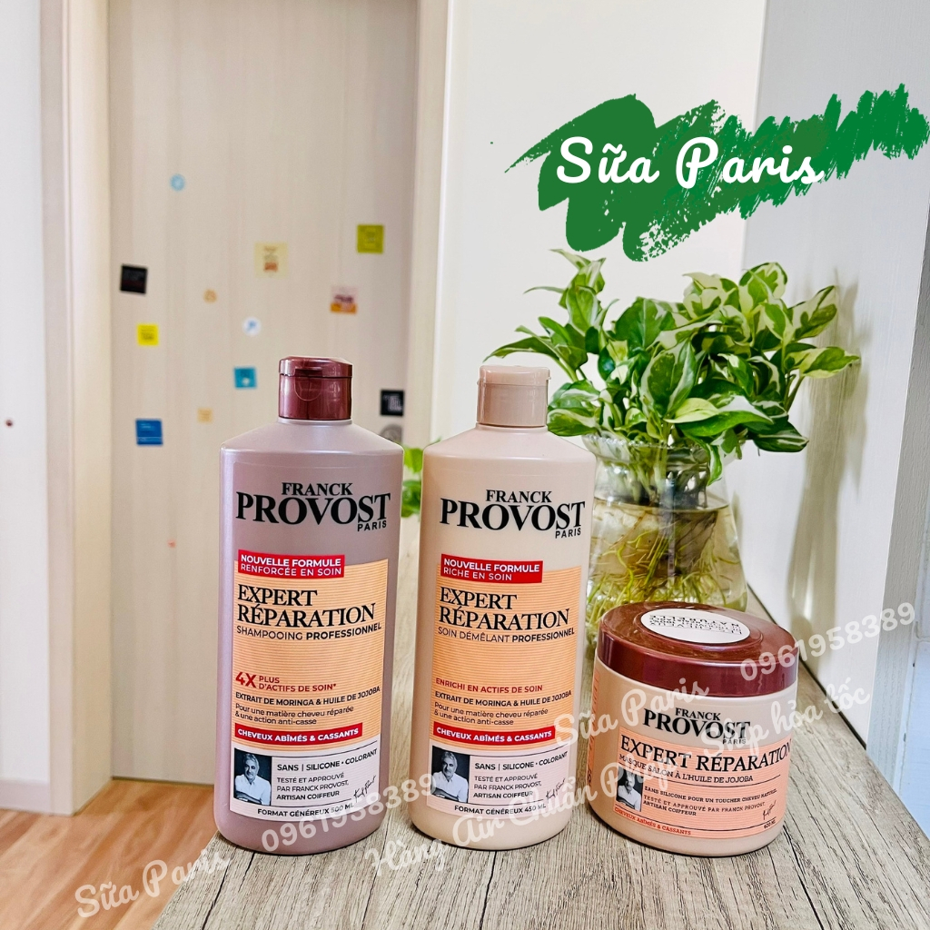 Dầu gội/ xả Frank provost expert mẫu mới chai 500ml hàng Pháp dòng chuyên dùng trong salon Pháp_Sữa Paris Aderma