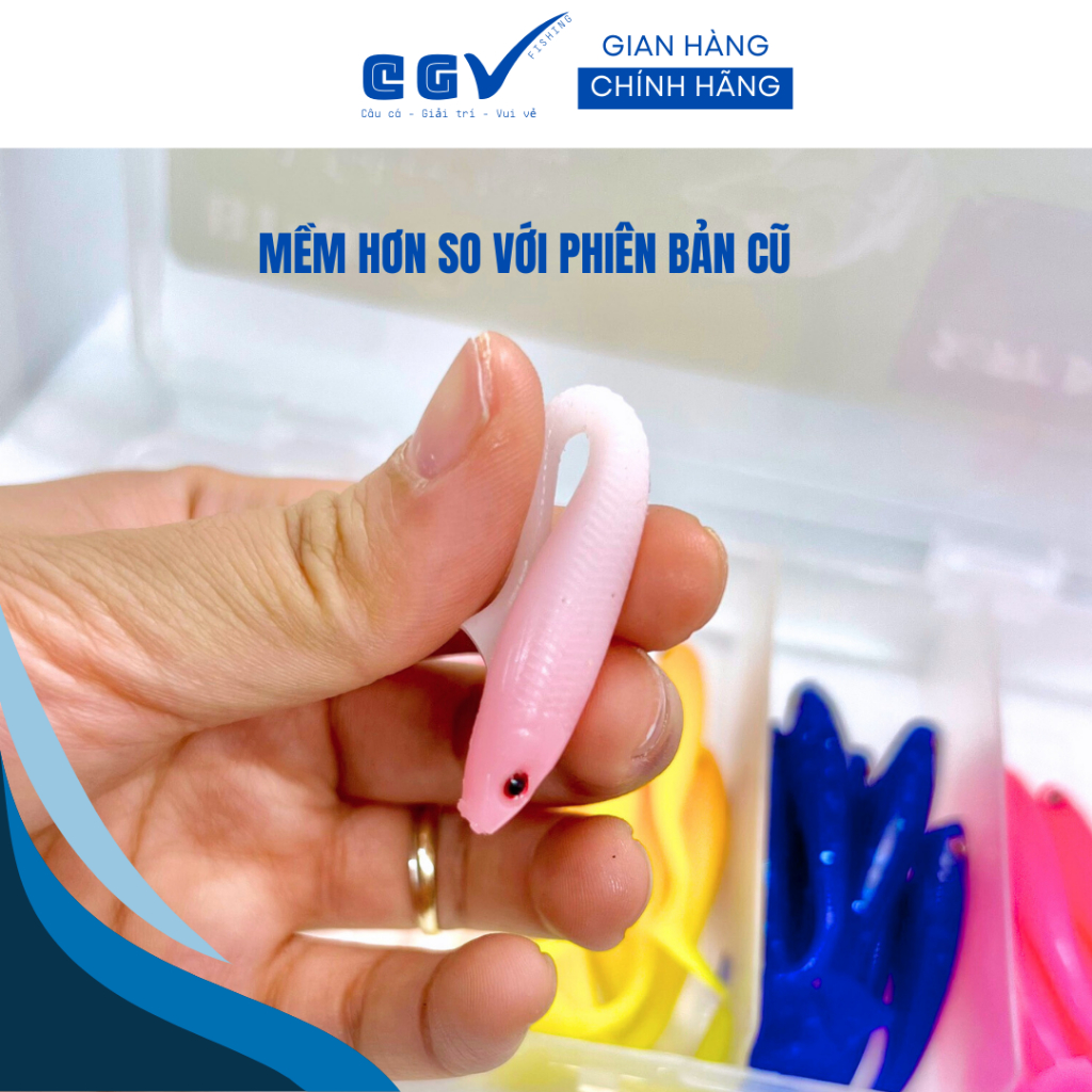 Mồi mềm câu lure Horai BT02  câu lóc, sộp,...