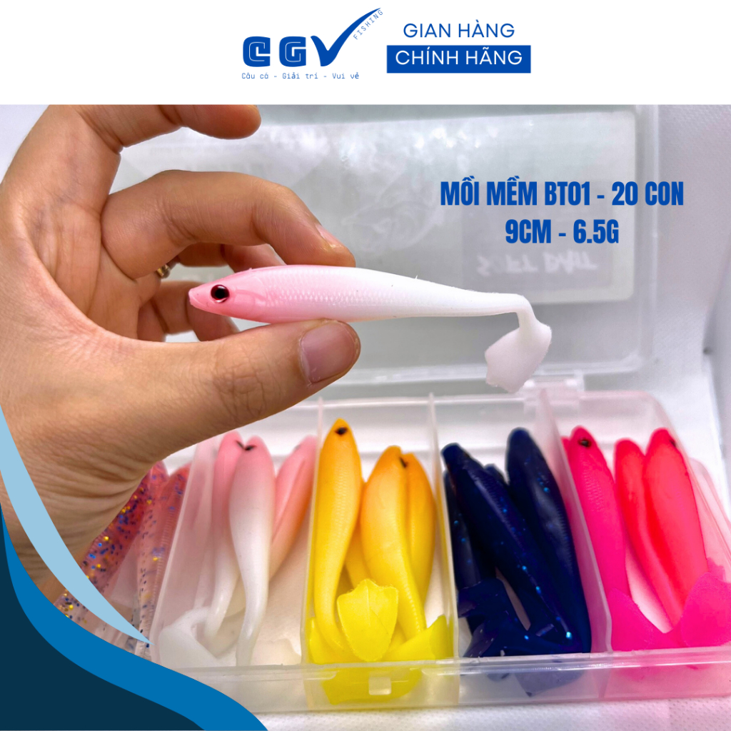 Mồi mềm câu lure Horai BT02  câu lóc, sộp,...