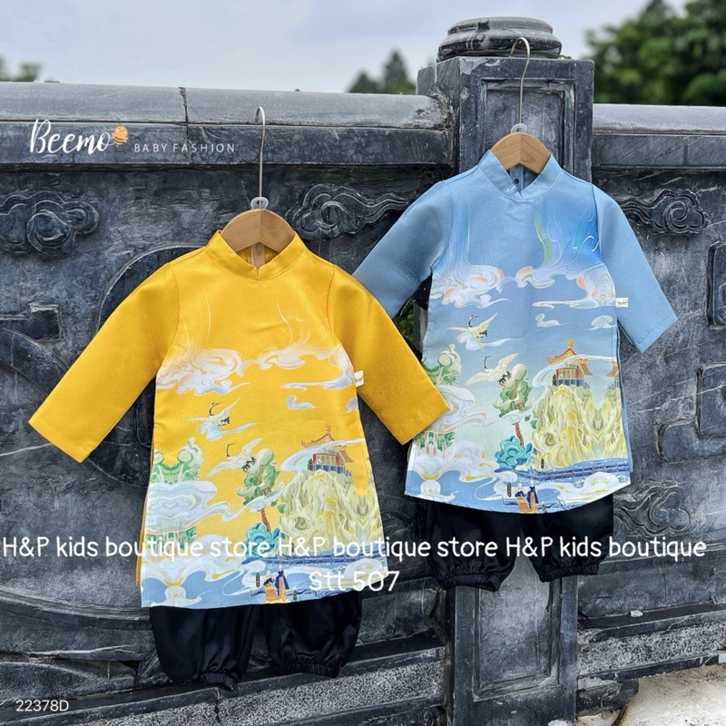 Áo Dài Cao Cấp cho bé trai 10-30kg