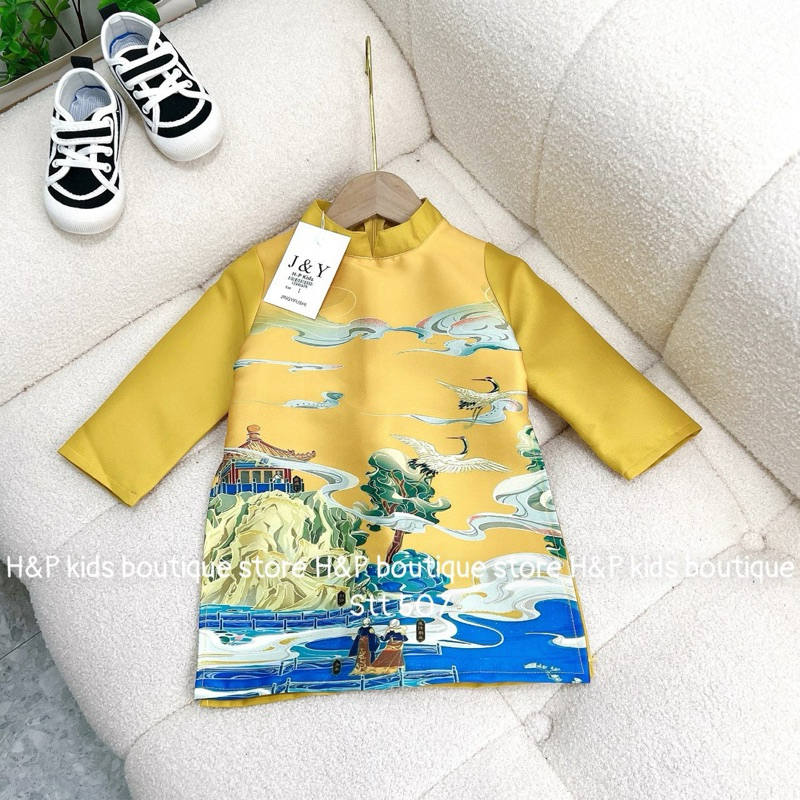 Áo Dài Cao Cấp cho bé trai 10-30kg