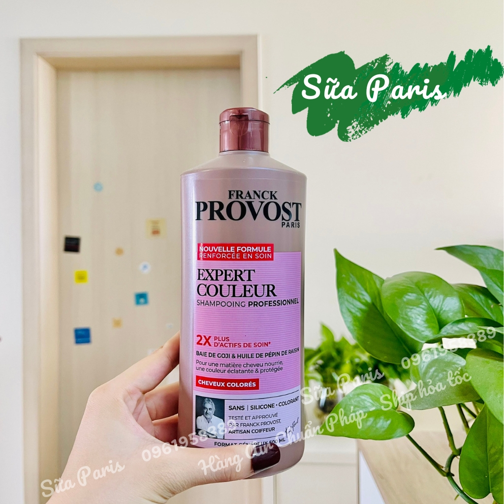 Dầu gội/ xả Frank provost expert mẫu mới chai 500ml hàng Pháp dòng chuyên dùng trong salon Pháp_Sữa Paris Aderma